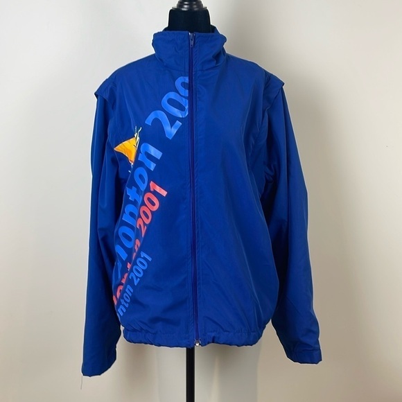 2001 Edmonton Alberta World Championships Volunteer 2 in 1 Windbreaker Jacket - Picture 2 of 8